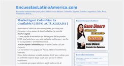 Desktop Screenshot of encuestaslatinoamerica.com