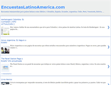 Tablet Screenshot of encuestaslatinoamerica.com